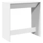 Mesa alta de bar madera ingeniería blanca 102x50x103,5 cm de , Mesas de cocina y de comedor - Ref: Foro24-854427, Precio: 77,...