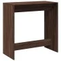 Mesa alta de bar madera ingeniería marrón roble 102x50x103,5 cm by , Kitchen and dining tables - Ref: Foro24-854433, Price: 8...