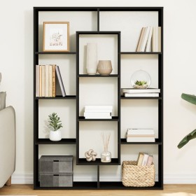 Estantería de madera de ingeniería negra 80x31x169 cm de , Librerías y estanterías - Ref: Foro24-3310299, Precio: 95,14 €, De...