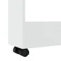 Schmaler Aufbewahrungswagen, 3 Ebenen, weißes Ingenieurholz von , Küchen- und Speisewagen - Ref: Foro24-855241, Preis: 52,68 ...