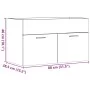 Armario para lavabo contrachapada color roble 80x38,5x46 cm de , Muebles de baño - Ref: Foro24-856209, Precio: 44,03 €, Descu...