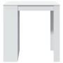 Mesa alta de bar madera ingeniería blanca 102x70x103,5 cm de , Mesas de cocina y de comedor - Ref: Foro24-3309321, Precio: 10...