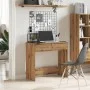 Escritorio de madera de ingeniería roble artisian 80x40x75 cm de , Escritorios - Ref: Foro24-855993, Precio: 84,49 €, Descuen...