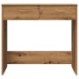 Escritorio de madera de ingeniería roble artisian 80x40x75 cm de , Escritorios - Ref: Foro24-855993, Precio: 88,84 €, Descuen...