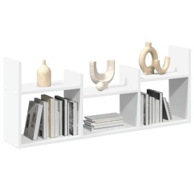 Armario de pared madera de ingeniería blanco 100x18x40 cm de , Estantes y estanterías - Ref: Foro24-854796, Precio: 32,27 €, ...