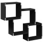 Armario de pared madera de ingeniería negro 78x18x71 cm de , Estantes y estanterías - Ref: Foro24-854806, Precio: 29,05 €, De...