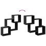 Armario de pared madera de ingeniería negro 78x18x71 cm de , Estantes y estanterías - Ref: Foro24-854806, Precio: 29,05 €, De...