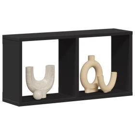Armario de pared madera de ingeniería negro 60x16x30 cm de , Estantes y estanterías - Ref: Foro24-854878, Precio: 23,07 €, De...