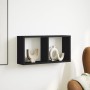 Armario de pared madera de ingeniería negro 60x16x30 cm de , Estantes y estanterías - Ref: Foro24-854878, Precio: 23,46 €, De...