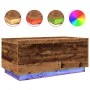 Mittelaltertisch mit LED-Lichtern, 90x50x40 cm, aus gealtertem Holz. von , Couchtisch - Ref: Foro24-857722, Preis: 85,28 €, R...