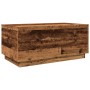 Mesa de centro con luces LED madera envejecida 90x50x40 cm de , Mesas de centro - Ref: Foro24-857722, Precio: 87,20 €, Descue...
