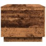 Mesa de centro con luces LED madera envejecida 90x50x40 cm de , Mesas de centro - Ref: Foro24-857722, Precio: 87,20 €, Descue...