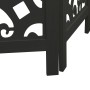 Biombo separador de 4 paneles madera maciza Paulownia negro de , Divisores de ambientes - Ref: Foro24-358753, Precio: 99,28 €...
