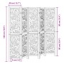 Biombo separador de 5 paneles madera maciza Paulownia negro de , Divisores de ambientes - Ref: Foro24-358758, Precio: 140,70 ...