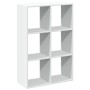 Librería divisora madera ingeniería blanco 69,5x29x103,5 cm de , Librerías y estanterías - Ref: Foro24-858012, Precio: 56,10 ...