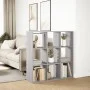 Librería divisor madera ingeniería gris Sonoma 102x29x103,5 cm de , Librerías y estanterías - Ref: Foro24-858044, Precio: 77,...
