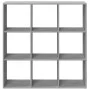 Librería divisor madera ingeniería gris Sonoma 102x29x103,5 cm de , Librerías y estanterías - Ref: Foro24-858044, Precio: 77,...