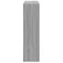 Librería divisor madera ingeniería gris Sonoma 102x29x103,5 cm de , Librerías y estanterías - Ref: Foro24-858044, Precio: 77,...