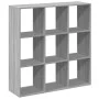 Librería divisor madera ingeniería gris Sonoma 102x29x103,5 cm de , Librerías y estanterías - Ref: Foro24-858044, Precio: 77,...