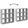 Librería divisor madera ingeniería gris Sonoma 102x29x103,5 cm de , Librerías y estanterías - Ref: Foro24-858044, Precio: 77,...