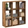 Librería divisora madera ingeniería envejecida 102x29x103,5 cm de , Librerías y estanterías - Ref: Foro24-858046, Precio: 86,...