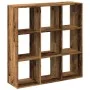 Librería divisora madera ingeniería envejecida 102x29x103,5 cm de , Librerías y estanterías - Ref: Foro24-858046, Precio: 86,...