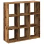 Librería divisora madera ingeniería envejecida 102x29x103,5 cm de , Librerías y estanterías - Ref: Foro24-858046, Precio: 86,...
