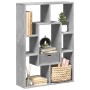 Estantería de madera de ingeniería gris hormigón 63x20x90 cm de , Librerías y estanterías - Ref: Foro24-858141, Precio: 43,62...