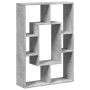 Estantería de madera de ingeniería gris hormigón 63x20x90 cm de , Librerías y estanterías - Ref: Foro24-858141, Precio: 43,62...