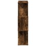 Librería divisora 3 niveles madera roble ahumado 70x24x97 cm de , Librerías y estanterías - Ref: Foro24-858115, Precio: 51,51...