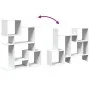 Librería divisora madera ingeniería blanca 92x29x112 cm de , Librerías y estanterías - Ref: Foro24-858120, Precio: 62,79 €, D...
