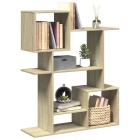 Librería divisor madera ingeniería roble Sonoma 92x29x112 cm by , Bookcases and shelves - Ref: Foro24-858122, Price: 64,14 €,...