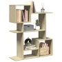 Librería divisor madera ingeniería roble Sonoma 92x29x112 cm de , Librerías y estanterías - Ref: Foro24-858122, Precio: 64,14...