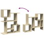 Librería divisor madera ingeniería roble Sonoma 92x29x112 cm de , Librerías y estanterías - Ref: Foro24-858122, Precio: 64,92...