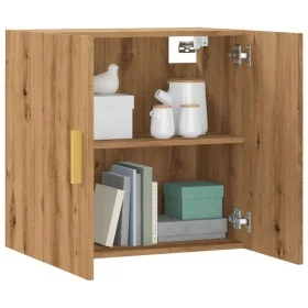 Wandregal aus Eichenfurnier-Holzhandwerk 60x31x60 cm von , Schließfächer und Lagerschränke - Ref: Foro24-857070, Preis: 60,25...