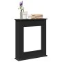 Borde de chimenea madera de ingeniería negro 75x20x87,5 cm de , Accesorios para hornos de leña y chimeneas - Ref: Foro24-8545...