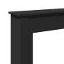 Borde de chimenea madera de ingeniería negro 75x20x87,5 cm de , Accesorios para hornos de leña y chimeneas - Ref: Foro24-8545...