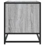 Mueble TV metal y madera ingeniería gris Sonoma 120,5x40x46 cm de , Muebles TV - Ref: Foro24-848892, Precio: 66,90 €, Descuen...