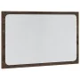 Espejo de baño LED madera ingeniería marrón roble 60x8,5x38 cm de , Tocadores de baño - Ref: Foro24-834929, Precio: 41,71 €, ...