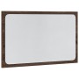 Espejo de baño LED madera ingeniería marrón roble 60x8,5x38 cm de , Tocadores de baño - Ref: Foro24-834929, Precio: 42,62 €, ...