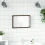 Espejo de baño LED madera ingeniería marrón roble 60x8,5x38 cm de , Tocadores de baño - Ref: Foro24-834929, Precio: 41,71 €, ...