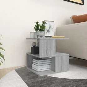 Mesa auxiliar de madera contrachapada gris Sonoma 40x40x40 cm de , Mesas auxiliares - Ref: Foro24-815811, Precio: 34,59 €, De...
