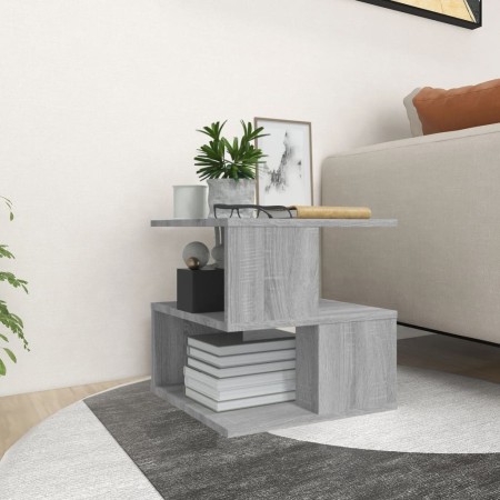 Mesa auxiliar de madera contrachapada gris Sonoma 40x40x40 cm de , Mesas auxiliares - Ref: Foro24-815811, Precio: 35,13 €, De...