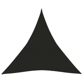 Toldo de vela negro HDPE 160 g/m² 6x6x6 m de , Sombrillas - Ref: Foro24-311762, Precio: 33,95 €, Descuento: %