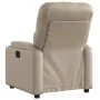 Sillón reclinable eléctrico de cuero sintético color capuchino de , Sillones - Ref: Foro24-3204764, Precio: 249,19 €, Descuen...