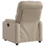 Sillón reclinable eléctrico de cuero sintético color capuchino de , Sillones - Ref: Foro24-3204764, Precio: 243,80 €, Descuen...