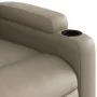 Sillón reclinable eléctrico de cuero sintético color capuchino de , Sillones - Ref: Foro24-3204764, Precio: 249,19 €, Descuen...