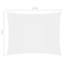 Toldo de vela rectangular tela Oxford blanco 3x4,5 m de vidaXL, Sombrillas - Ref: Foro24-135266, Precio: 42,40 €, Descuento: %