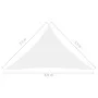 Toldo de vela triangular tela Oxford blanco 3,5x3,5x4,9 m de vidaXL, Sombrillas - Ref: Foro24-135285, Precio: 32,08 €, Descue...