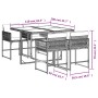 Set comedor de jardín 5 pzas con cojines ratán sintético beige de , Conjuntos de jardín - Ref: Foro24-3211440, Precio: 246,78...
